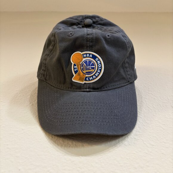 Adidas Golden State Warriors 2017 NBA Champions Locker Room Adjustable Cap - Picture 1 of 7